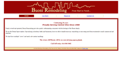 Desktop Screenshot of buoniremodeling.com